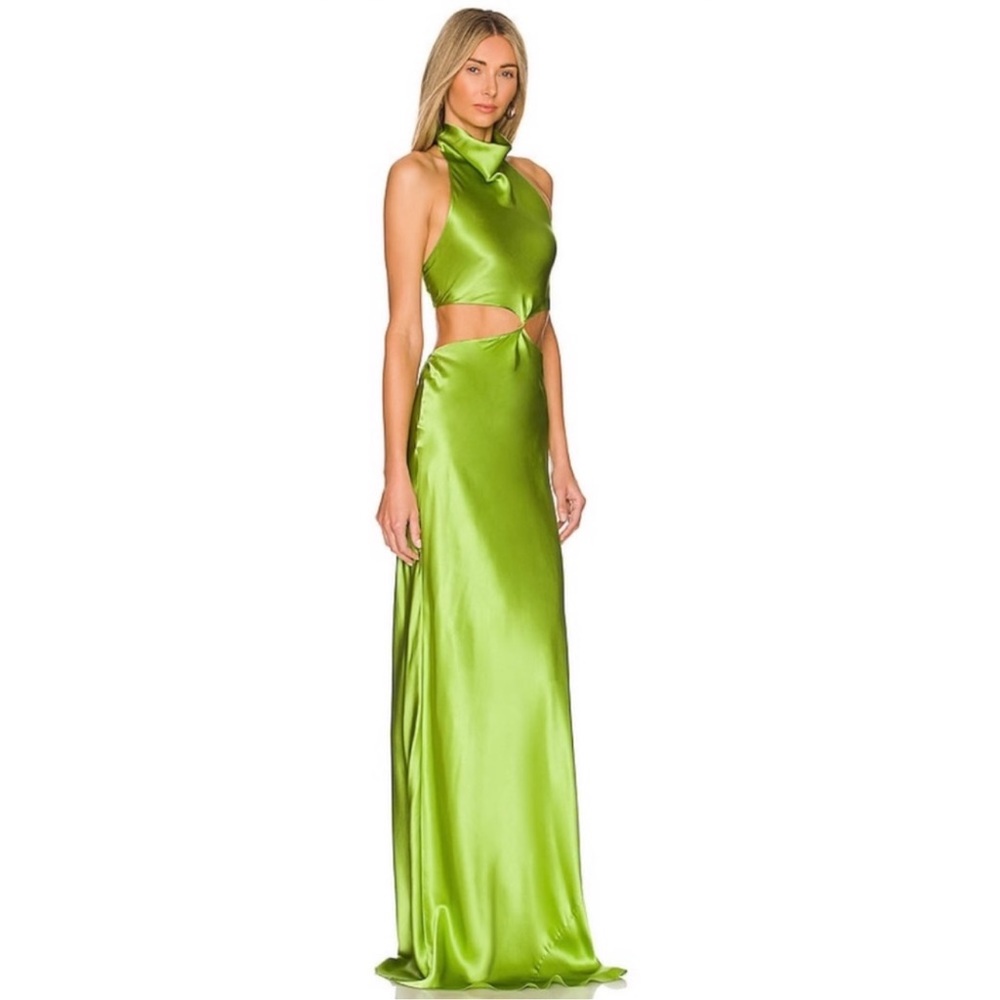 Amanda Uprichard x REVOLVE Kaye Maxi Dress in Aloe